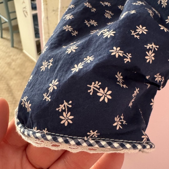 Doen Amelia Blouse in Navy & White - Picture 11 of 11